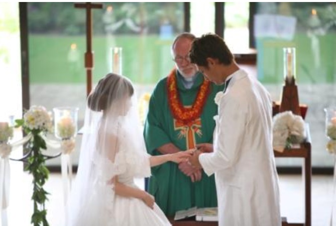 ダルビッシュ有と紗栄子の結婚式の写真